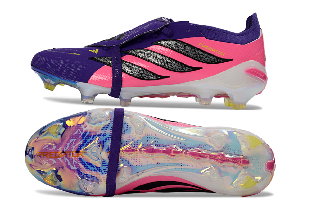 PREDATOR ACCURACY FG VIOLET ROSE LACETS