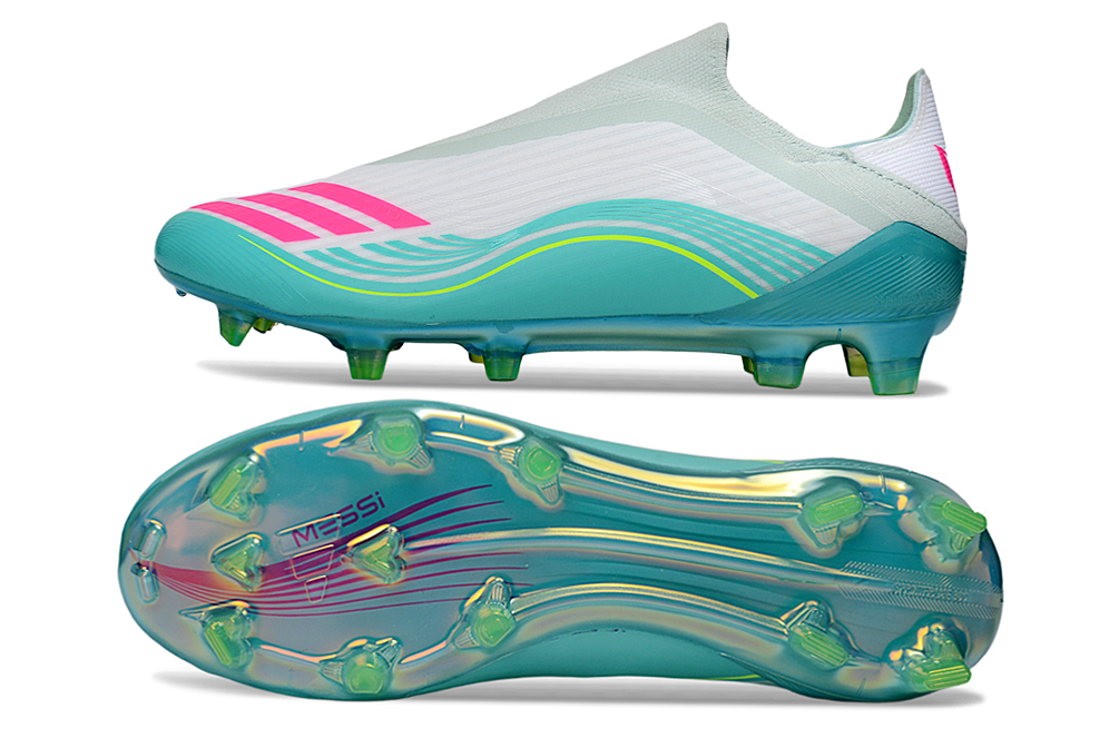 F50 TF MESSI LACELESS BLANC VERT