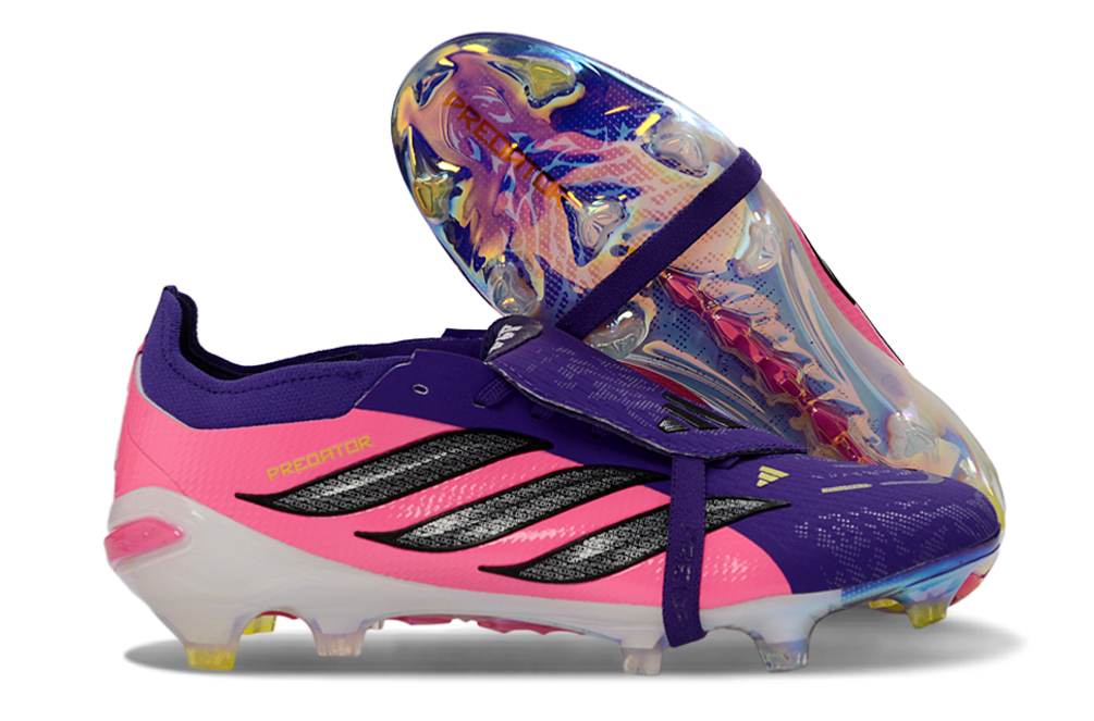 PREDATOR ACCURACY FG VIOLET ROSE LACETS