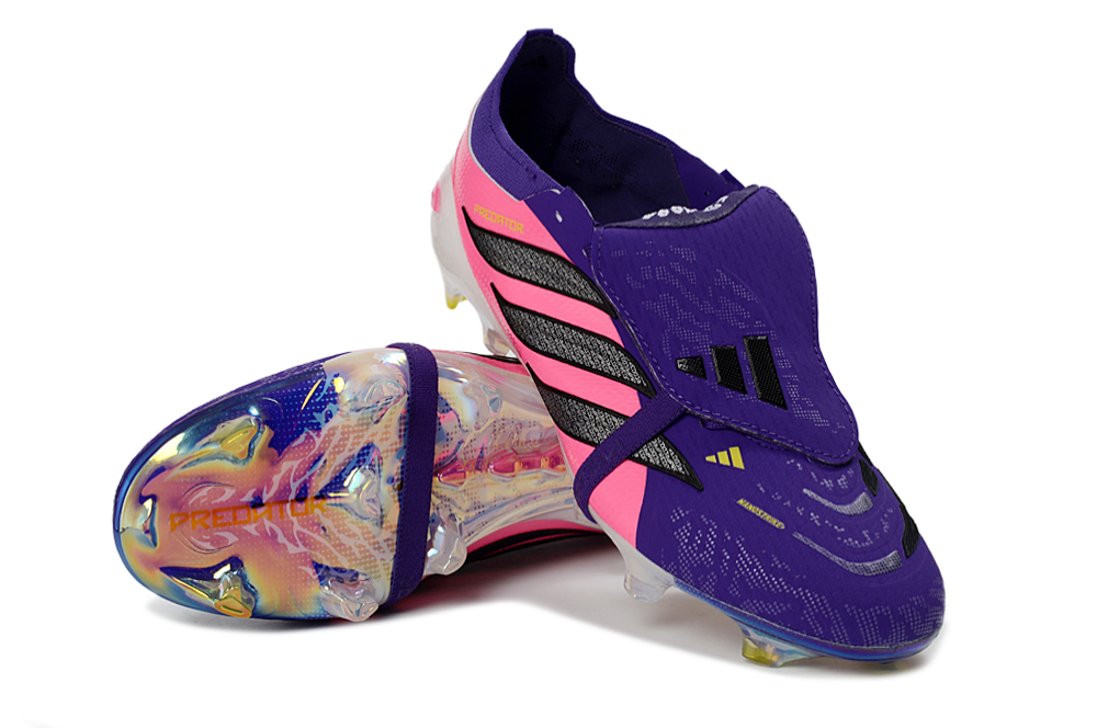 PREDATOR ACCURACY FG VIOLET ROSE LACETS