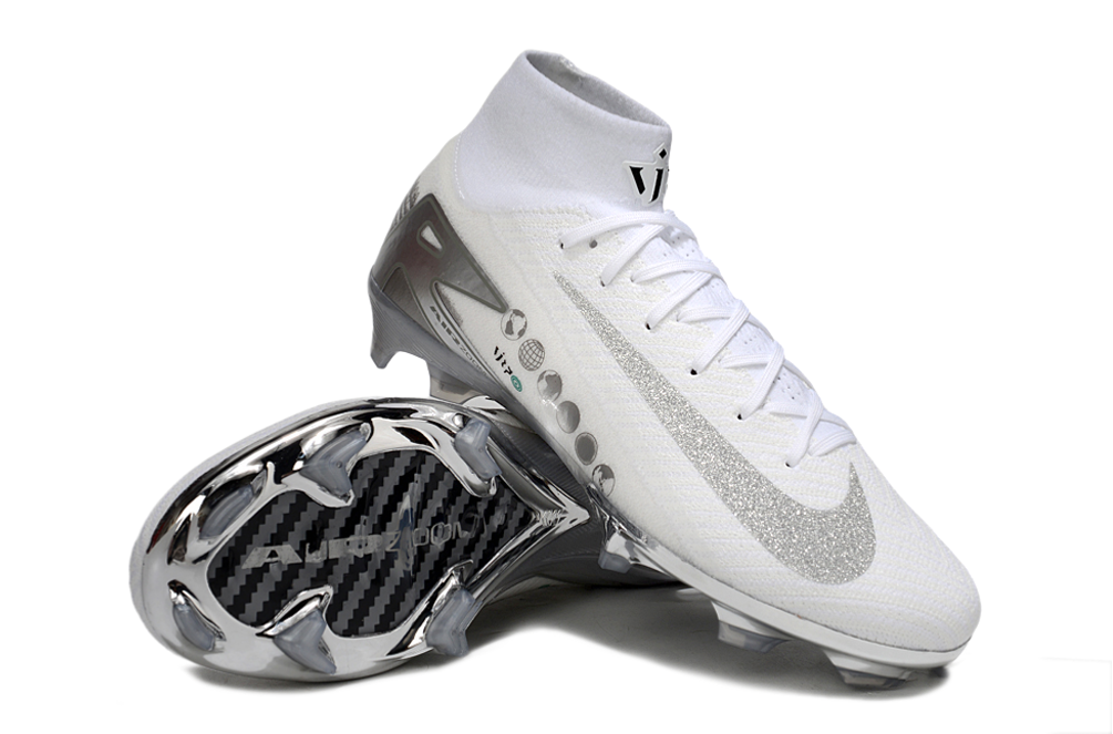 AIR ZOOM MERCURIAL VAPOR 16 X VINI JR BLANC GRIS