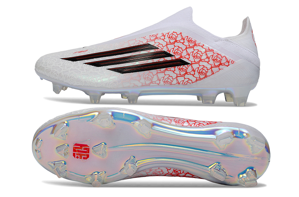 F50 TF LACELESS BLANC ROUGE