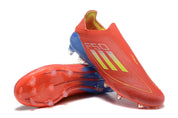 F50 ELITE LACELESS ROUGE JAUNE BLEU