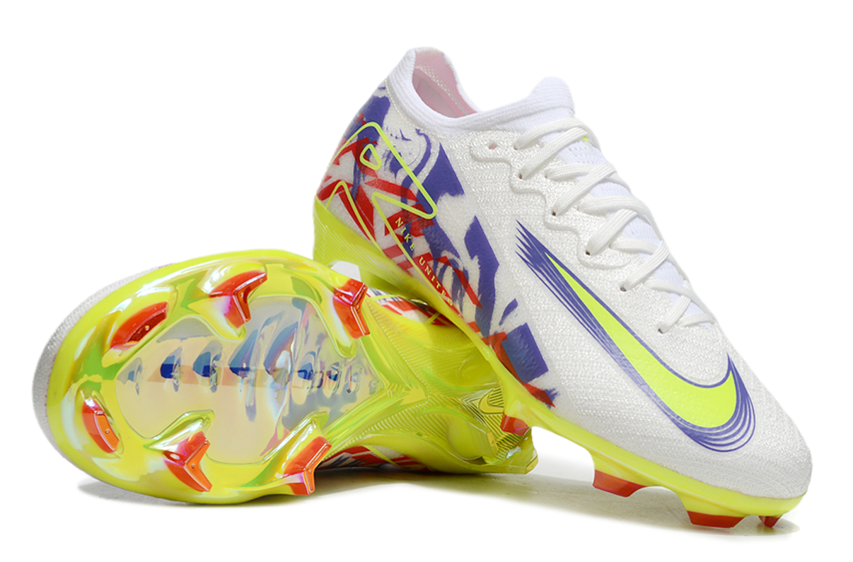 AIR ZOOM MERCURIAL VAPOR 16 ELITE BLANC VIOLET JAUNE