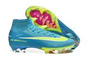 AIR ZOOM MERCURIAL SUPERFLY BLEU JAUNE HAUTE