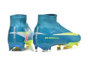 AIR ZOOM MERCURIAL SUPERFLY BLEU JAUNE HAUTE