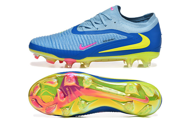 PHANTOM 6 ELITE FG LOW BLEU JAUNE FLUO ROSE