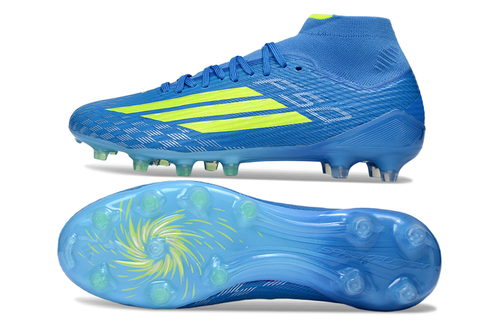 F50 FT ICE PRECISION BLEU JAUNE HAUTE LACET