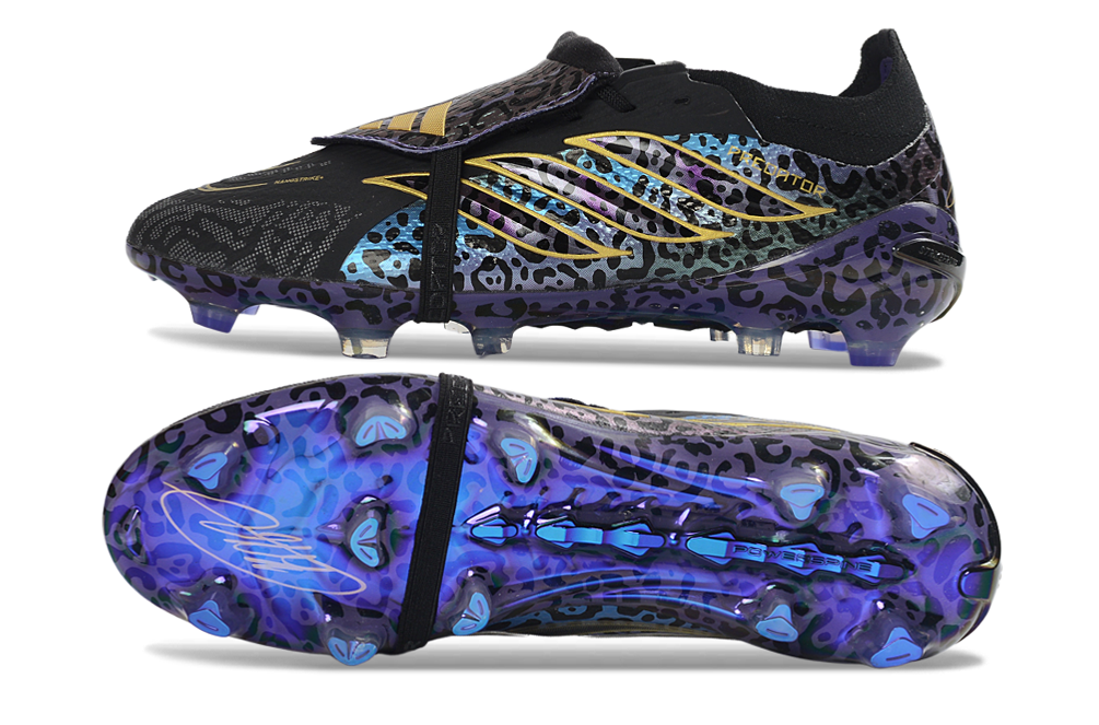 PREDATOR ACCURACY FG CHUTEIRA PANTHERE NOIR VIOLET