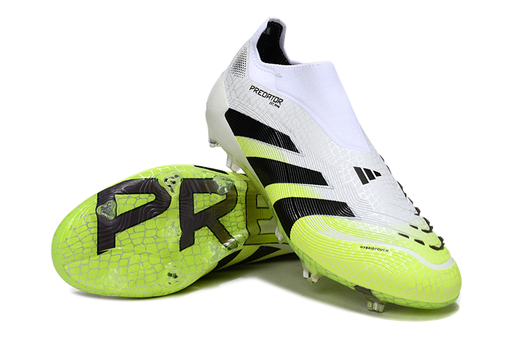 PREDATOR ELITE RADIANT LACELESS BLANC JAUNE
