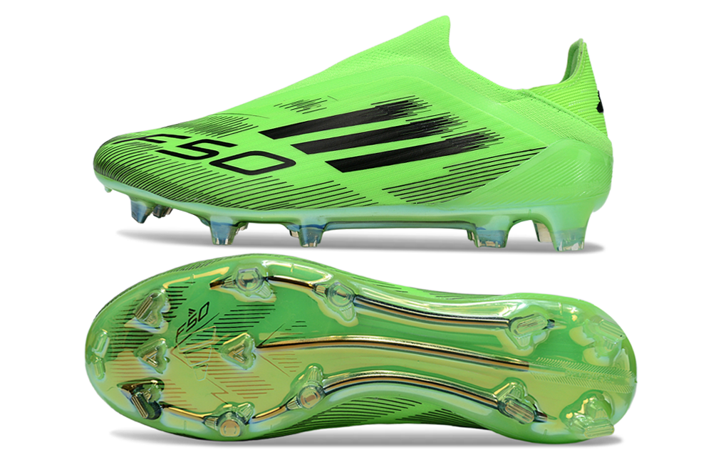 F50+ LACELESS VERT NOIR