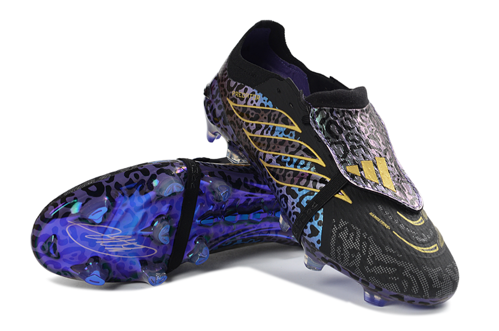 PREDATOR ACCURACY FG CHUTEIRA PANTHERE NOIR VIOLET