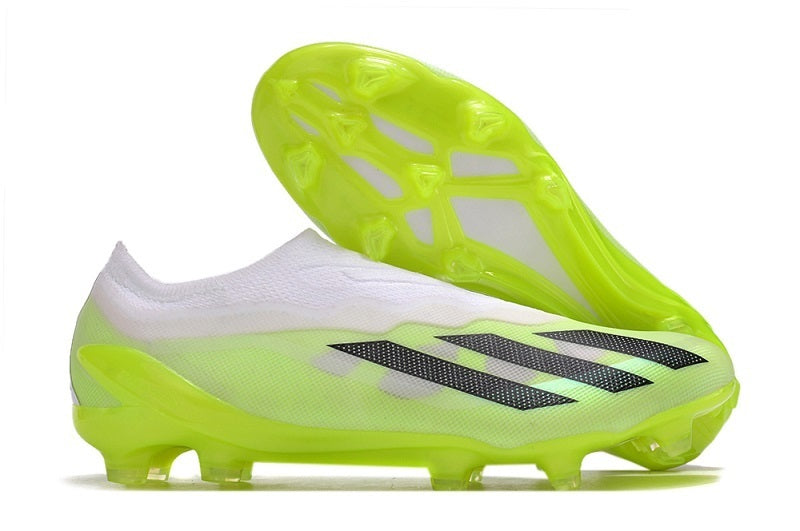 CRAZYFAST X1 BLANC JAUNE FLUO LACELESS