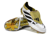 PREDATOR ACCURACY FG LACETS BLANC ET OR